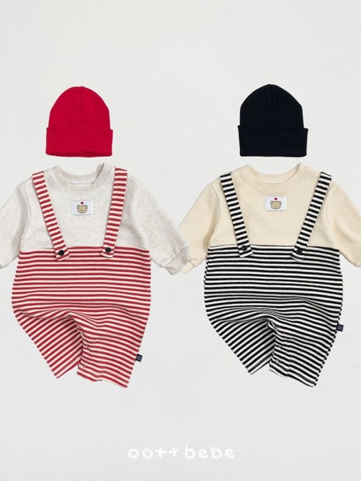 Peekaboo Suspender All-in-One Suit