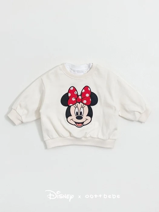 D Sweatshirt Ribbon Mouse D Sweatshirt Ribbon Mouse
