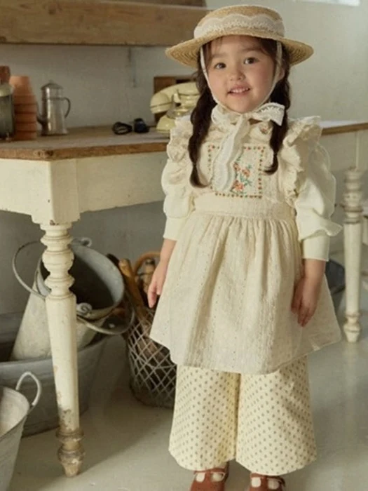 Arbor Embroidery Jumper Skirt (Kids) Arbor Embroidery Jumper Skirt (Kids)