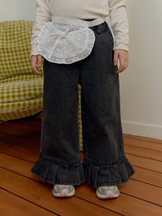 Pleated Wide Jeans Pleated Wide Jeans