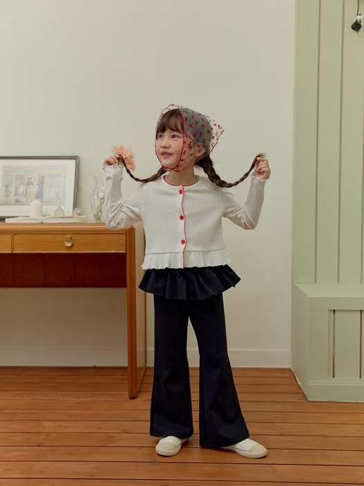 Pongdang Frill Bootcut Pants