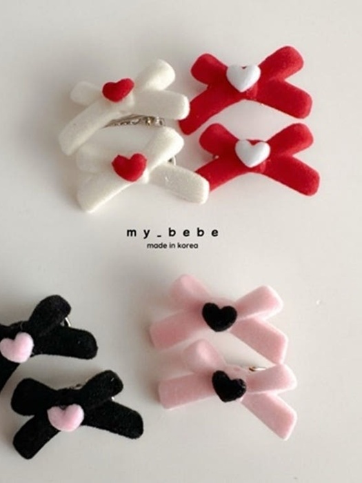 Mini Ribbon Heart Hair Pin Mini Ribbon Heart Hair Pin