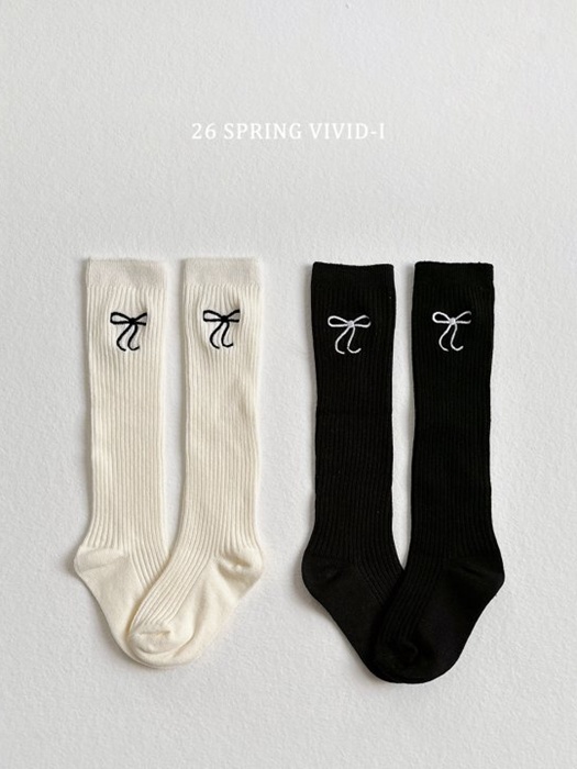 Ribbon Knee Socks Ribbon Knee Socks