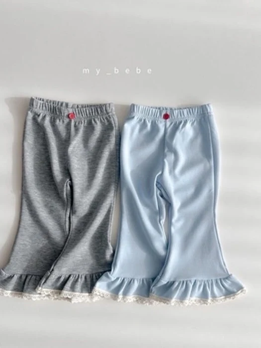 Lace Bootcut Pants
