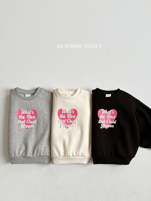 3D Heart Puff Sweatshirt 3D Heart Puff Sweatshirt