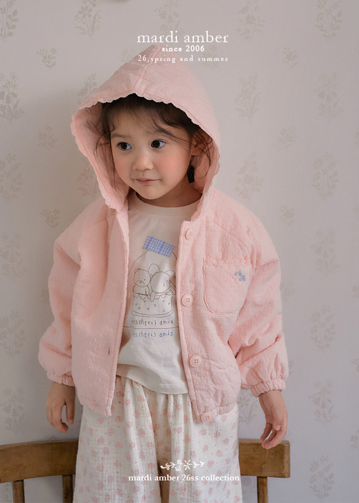 Amber - Korean Children Fashion - #Kfashion4kids - Arin Hooded Jacket