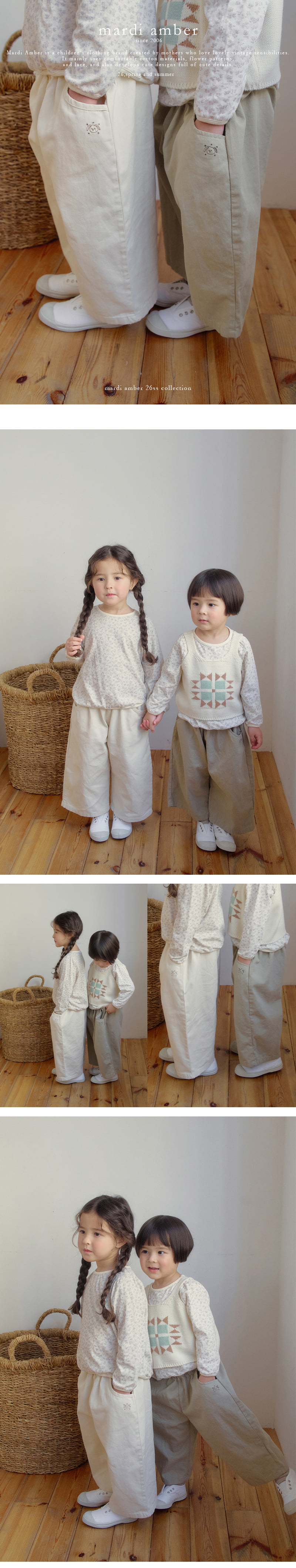 Amber - Korean Children Fashion - #Kfashion4kids - Marron Pants - 2