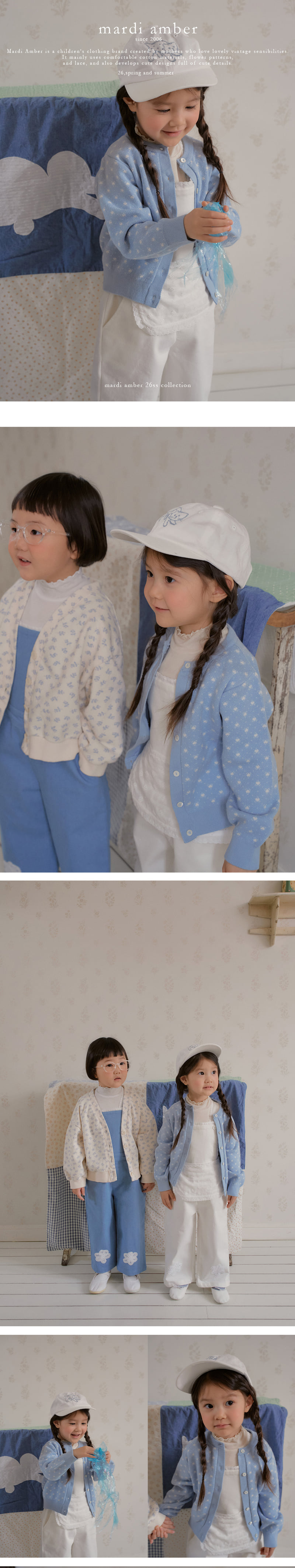 Amber - Korean Children Fashion - #designkidswear - Monet Knit Cardigan - 2