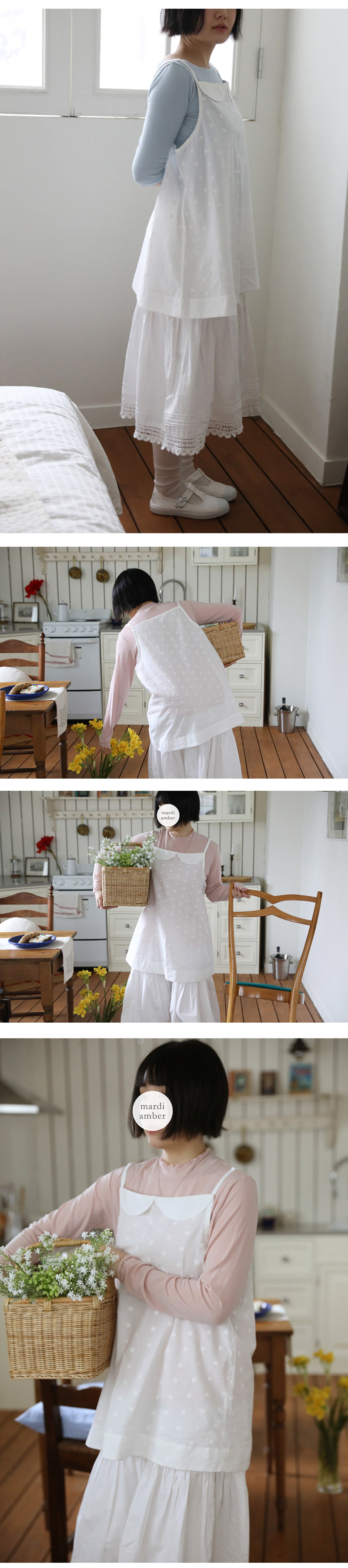 Amber - Korean Children Fashion - #discoveringself - Adult Pure Sleeveless One-piece - 3