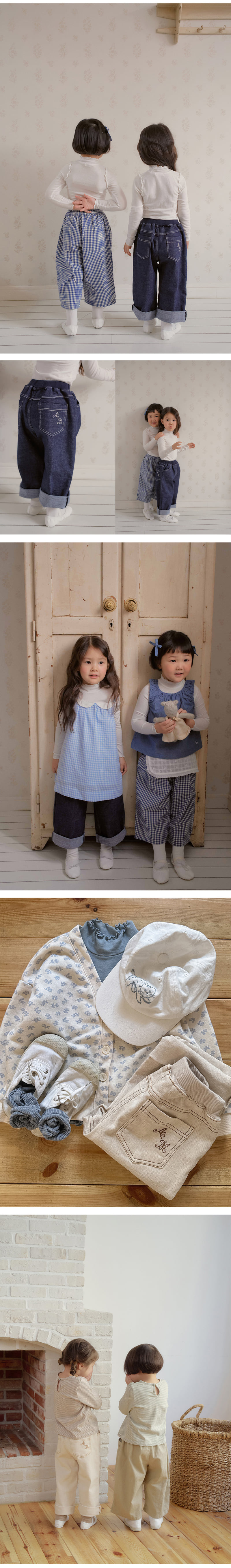 Amber - Korean Children Fashion - #kidsshorts - Roll-Up Denim Pants - 4
