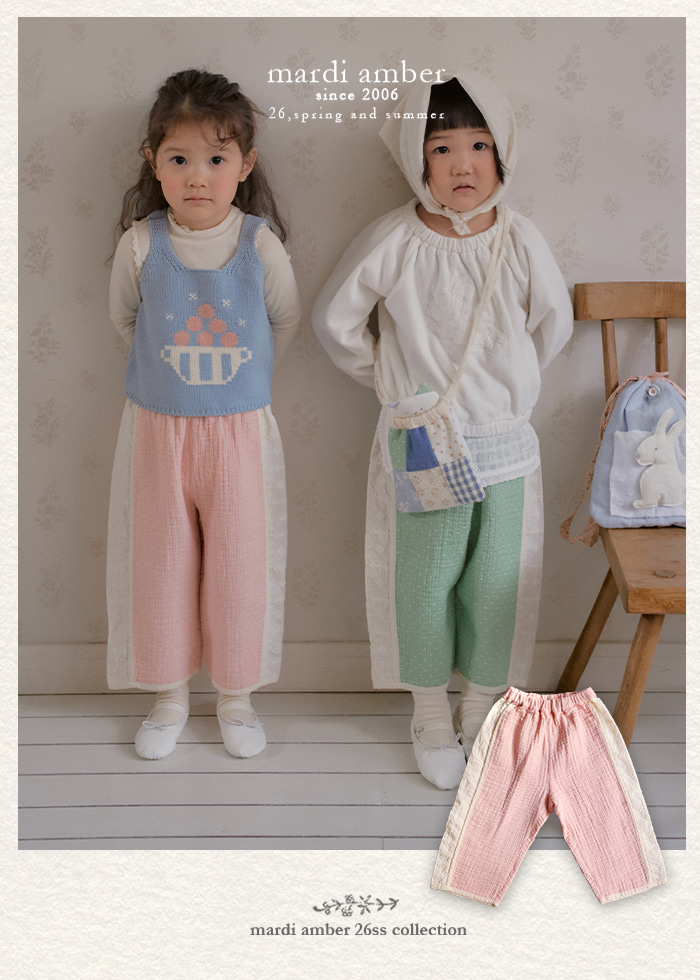 Amber - Korean Children Fashion - #kidzfashiontrend - Chubby Binding Pants