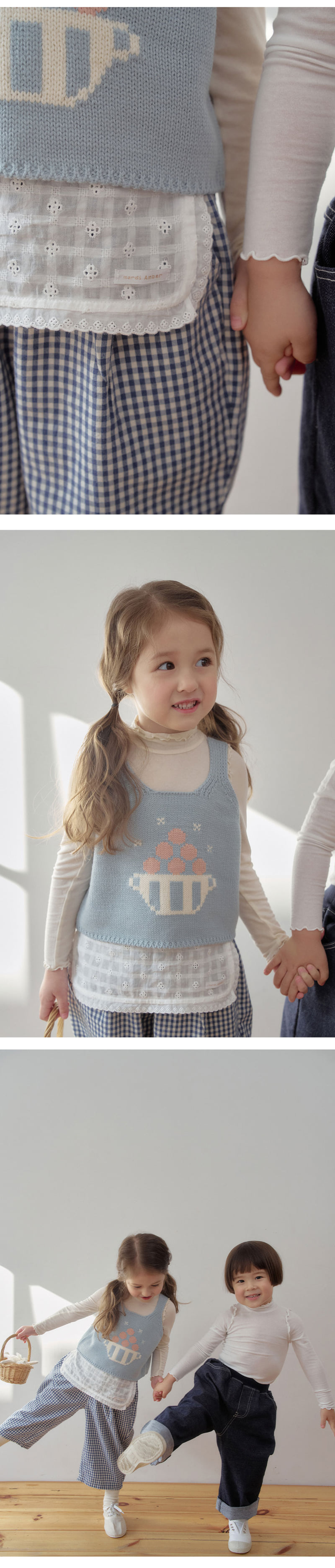 Amber - Korean Children Fashion - #Kfashion4kids - Lace Apron - 4