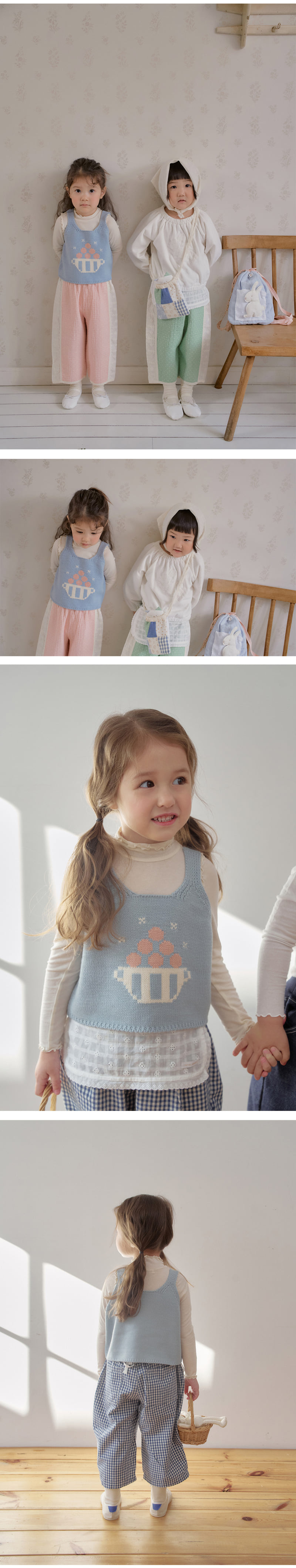Amber - Korean Children Fashion - #littlefashionista - Breeze Knit Vest - 3