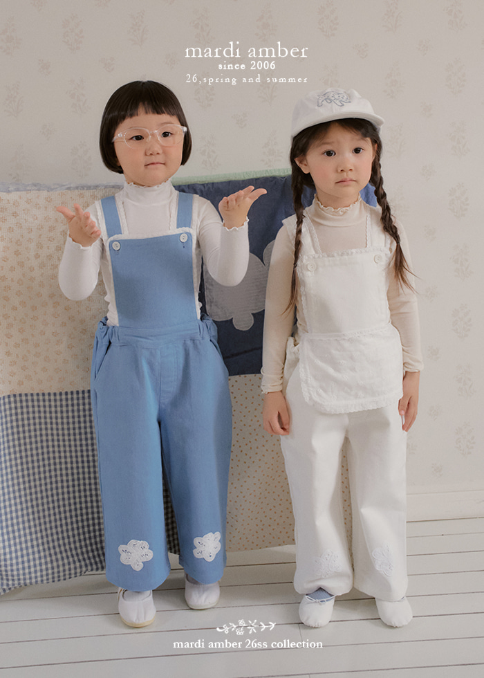 Amber - Korean Children Fashion - #magicofchildhood - Lace Overalls