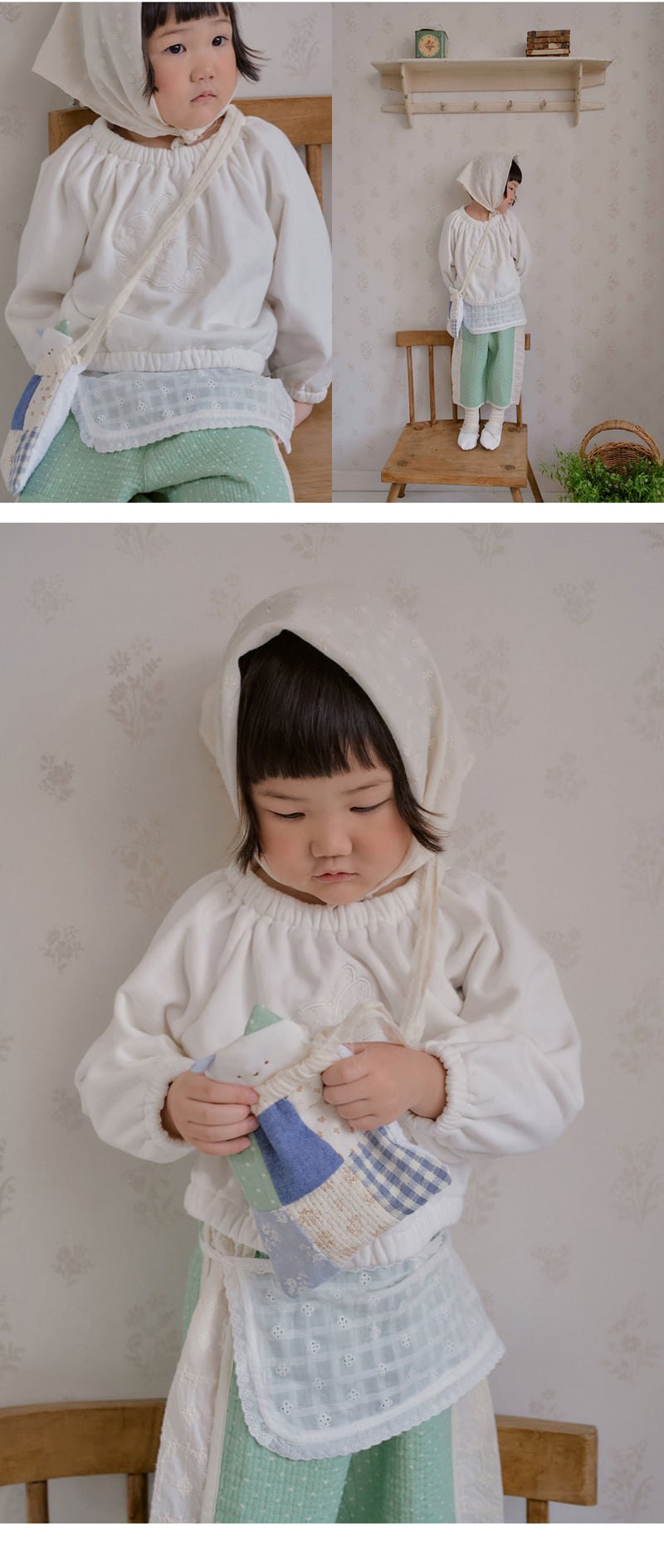 Amber - Korean Children Fashion - #magicofchildhood - Lace Apron - 5