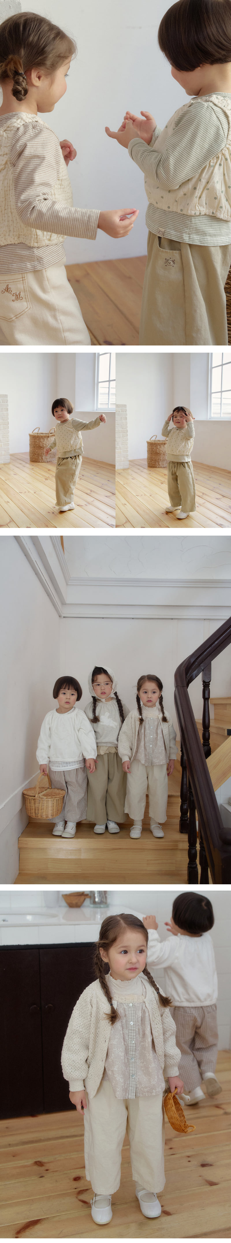 Amber - Korean Children Fashion - #littlefashionista - Marron Pants - 4