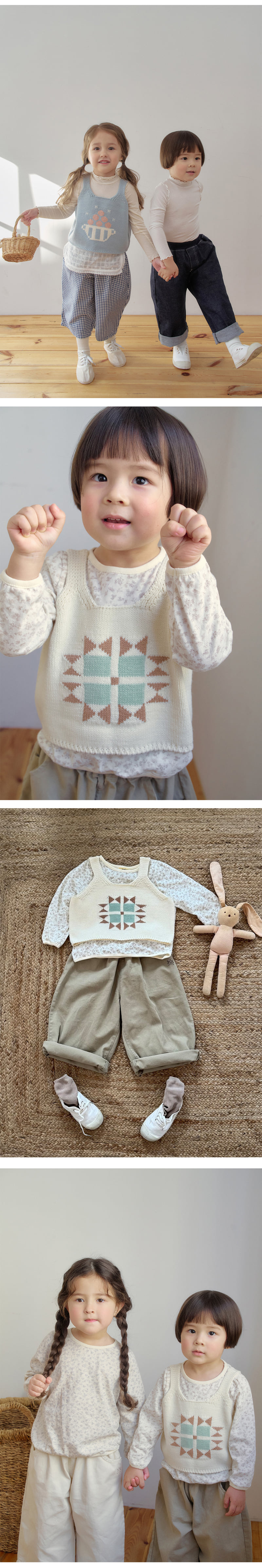 Amber - Korean Children Fashion - #littlefashionista - Breeze Knit Vest - 4