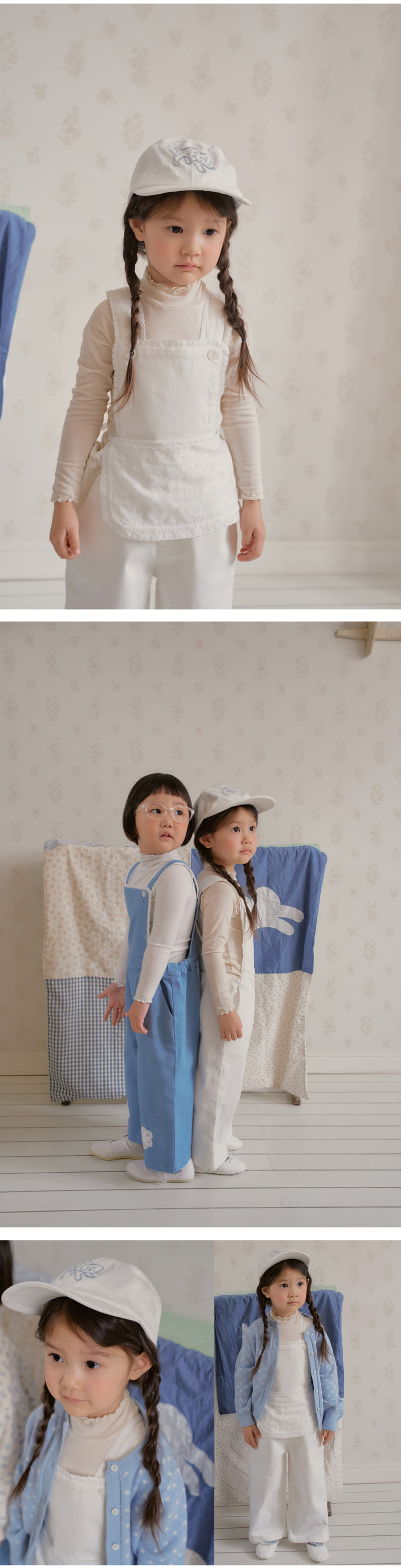 Amber - Korean Children Fashion - #prettylittlegirls - Lace Overalls - 3