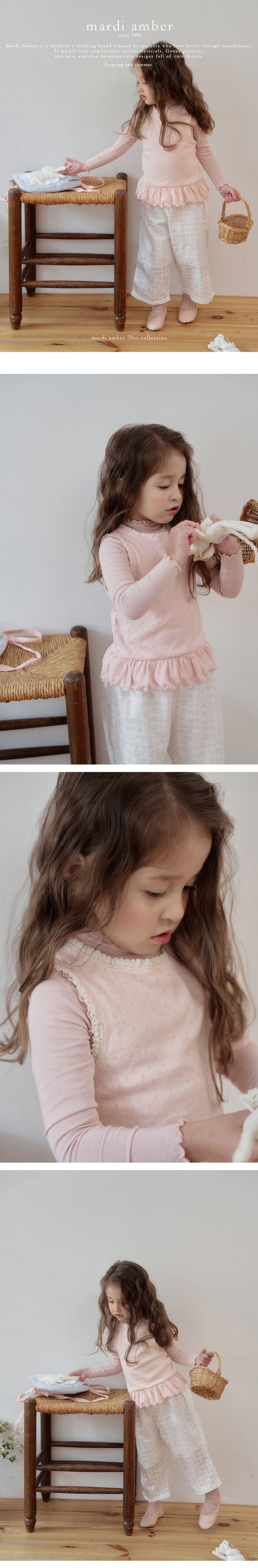 Amber - Korean Children Fashion - #prettylittlegirls - Lauren Sleeveless Tee - 2
