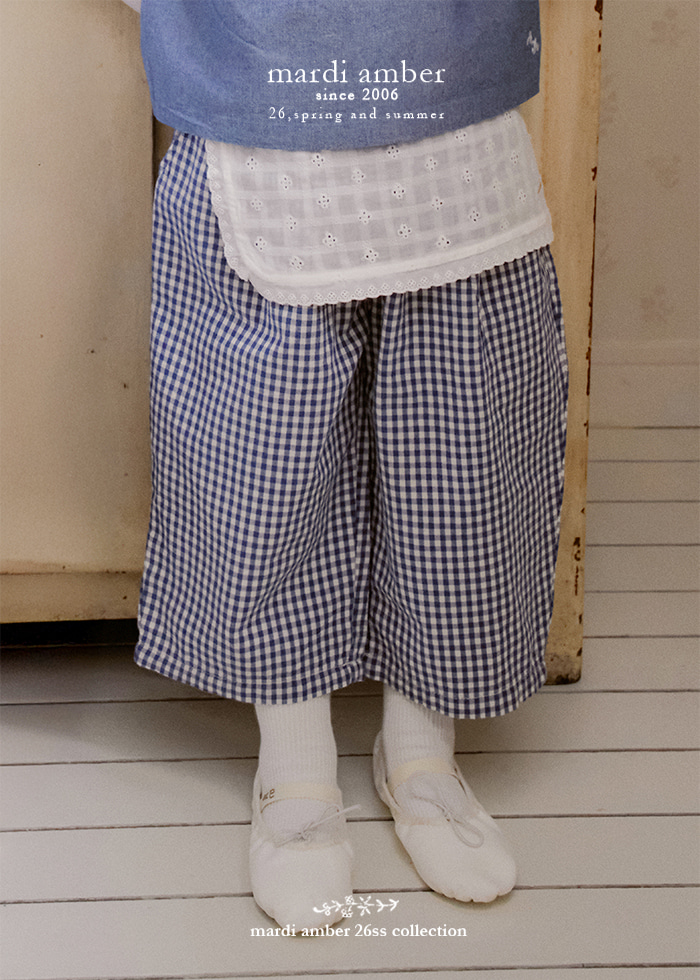Amber - Korean Children Fashion - #prettylittlegirls - Check Komong Pants