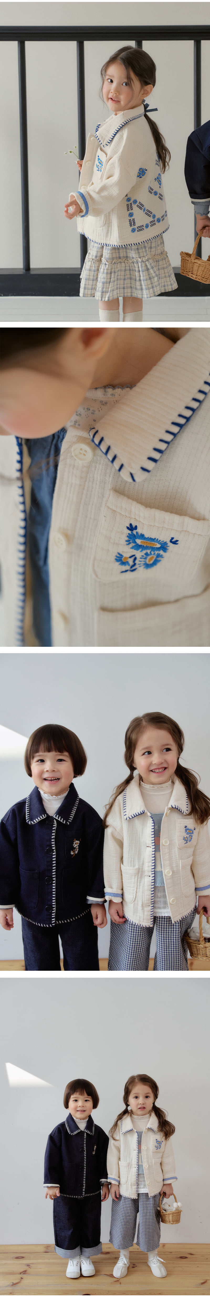 Amber - Korean Children Fashion - #todddlerfashion - Arbois Work Jacket - 4