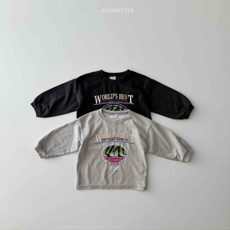 Andbutter - Korean Children Fashion - #Kfashion4kids - Pigment Board Tee - 6