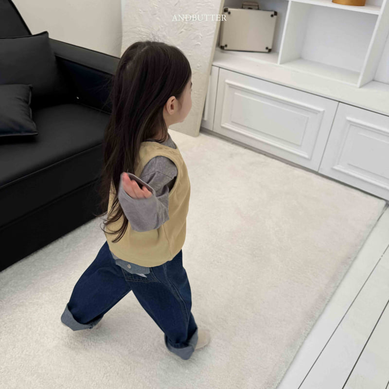 Andbutter - Korean Children Fashion - #Kfashion4kids - Flap Denim Pants - 12