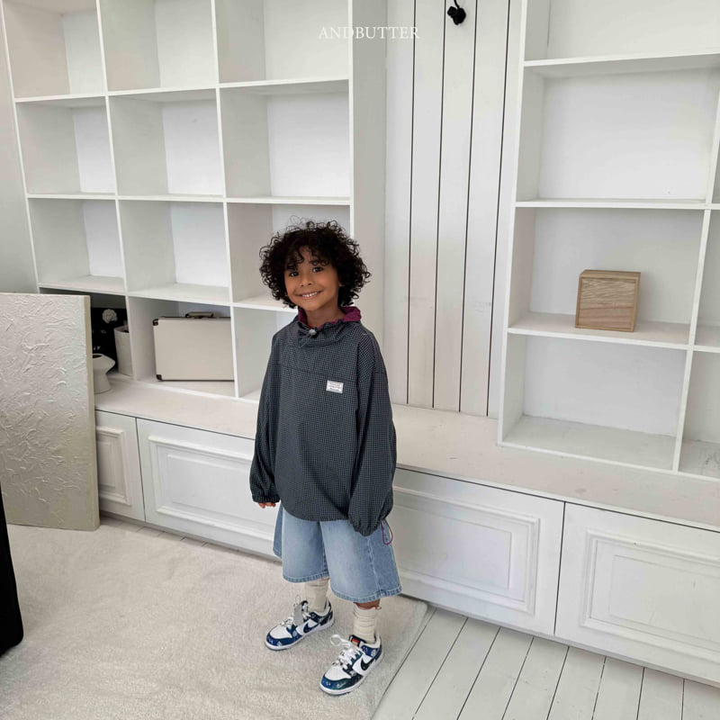 Andbutter - Korean Children Fashion - #Kfashion4kids - Old Check Anorak - 5