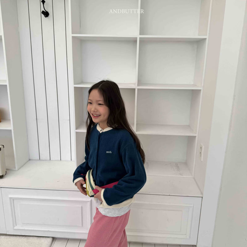 Andbutter - Korean Children Fashion - #childofig - Two-Tone Terry Cardigan - 11