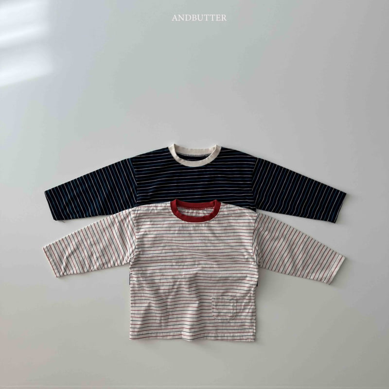 Andbutter - Korean Children Fashion - #childofig - Miu Pocket Tee