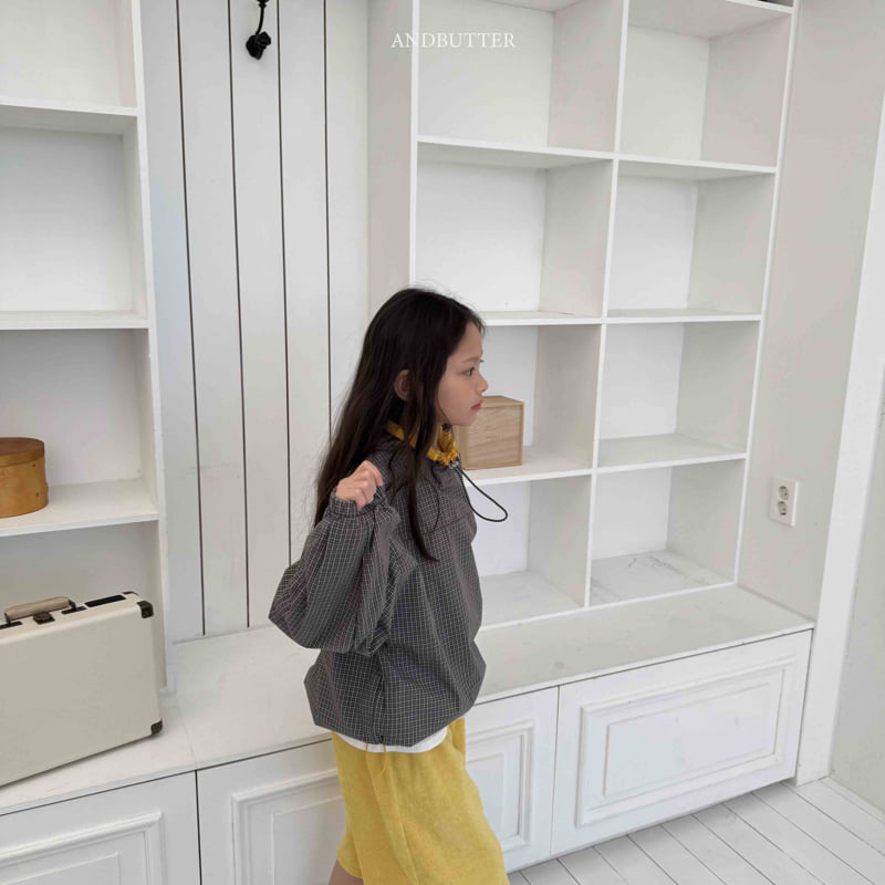 Andbutter - Korean Children Fashion - #childofig - Old Check Anorak - 10