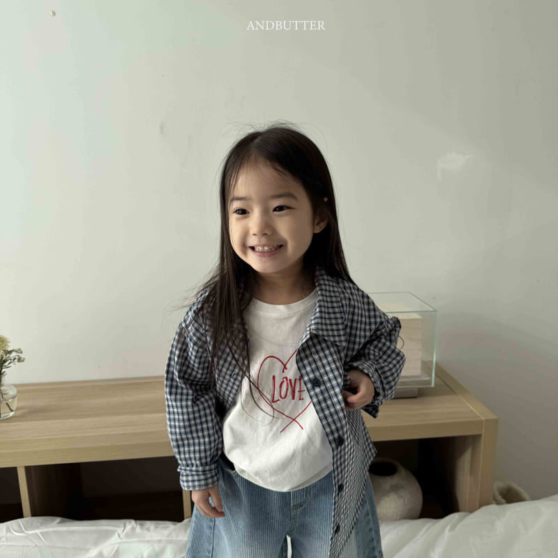 Andbutter - Korean Children Fashion - #childofig - Bonbon Heart Shirt - 9