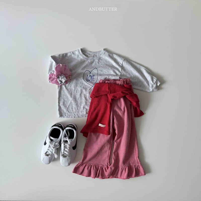 Andbutter - Korean Children Fashion - #childofig - Drawing Love Tee - 6