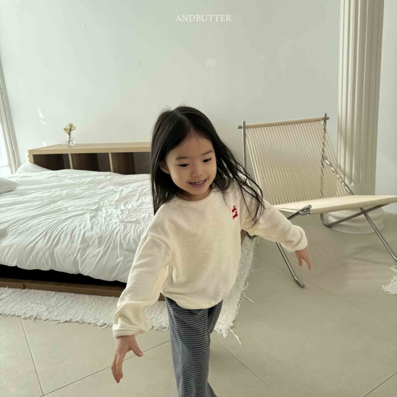 Andbutter - Korean Children Fashion - #childofig - Melona Ribbed Tee - 12