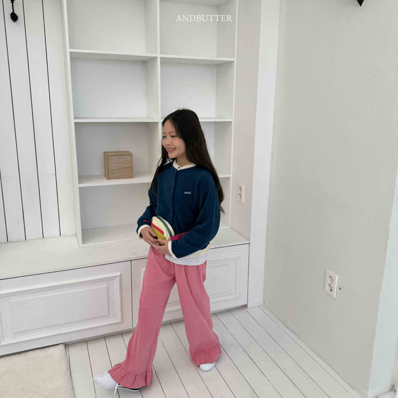 Andbutter - Korean Children Fashion - #childrensboutique - Two-Tone Terry Cardigan - 12