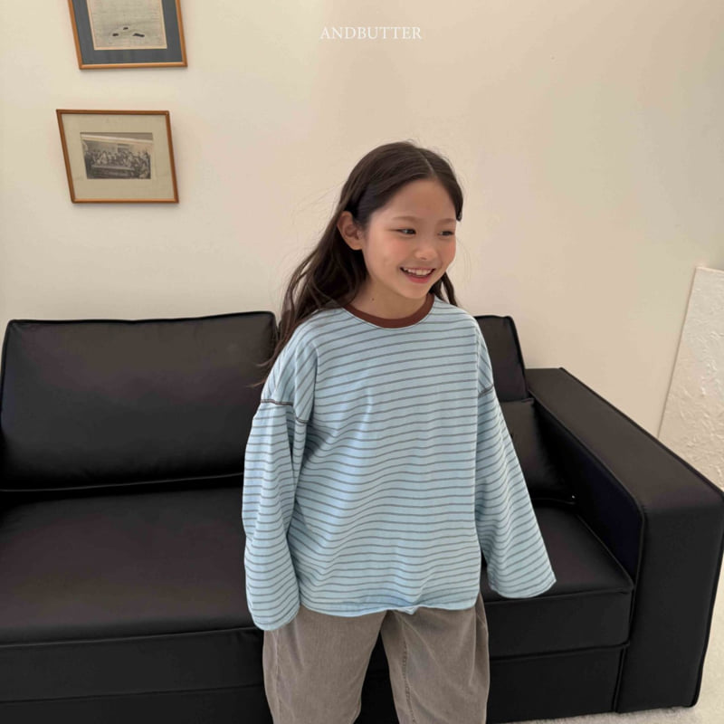 Andbutter - Korean Children Fashion - #childrensboutique - Classic Striped Tee - 11