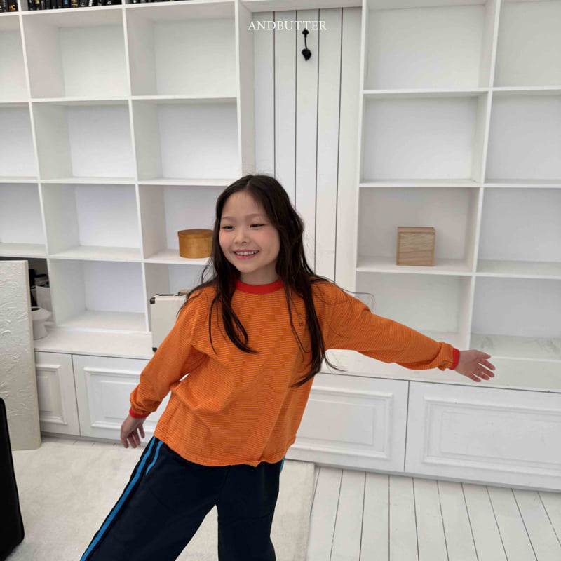 Andbutter - Korean Children Fashion - #childrensboutique - Jelly Stripe Tee - 5