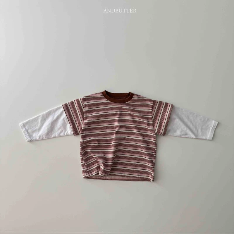 Andbutter - Korean Children Fashion - #childofig - Smoothie Layered Tee - 4