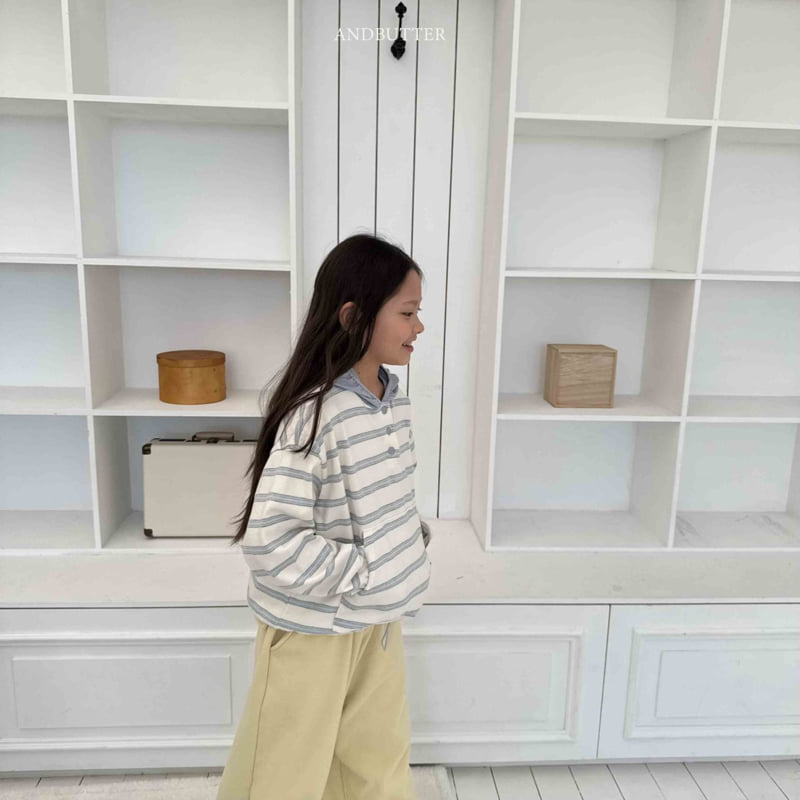 Andbutter - Korean Children Fashion - #designkidswear - Today Striped Hoodie - 9