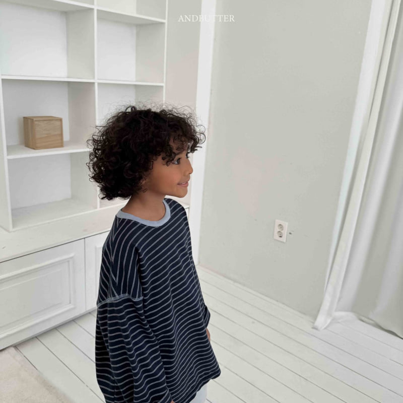 Andbutter - Korean Children Fashion - #designkidswear - Classic Striped Tee - 12