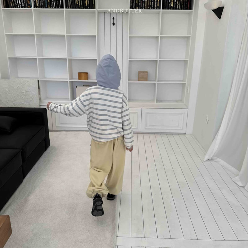 Andbutter - Korean Children Fashion - #discoveringself - Today Striped Hoodie - 10
