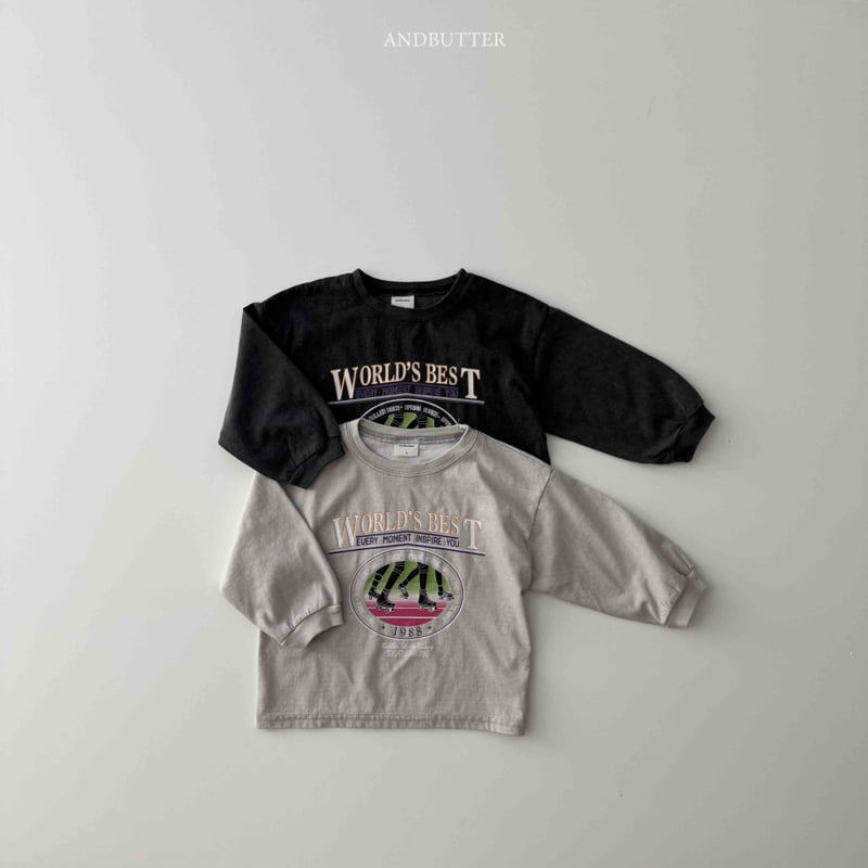 Andbutter - Korean Children Fashion - #discoveringself - Pigment Board Tee