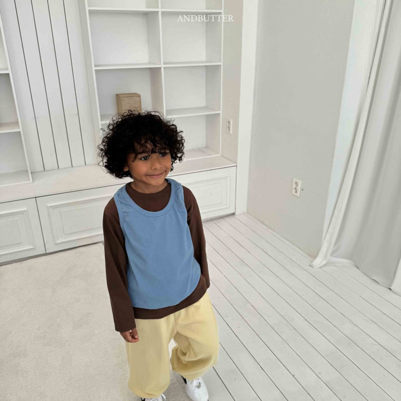Andbutter - Korean Children Fashion - #discoveringself - Tone-on-Tone Set - 12