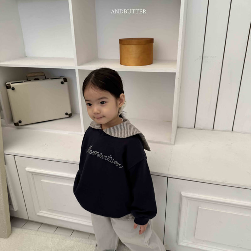 Andbutter - Korean Children Fashion - #discoveringself - Sailor Striped Blouse - 10