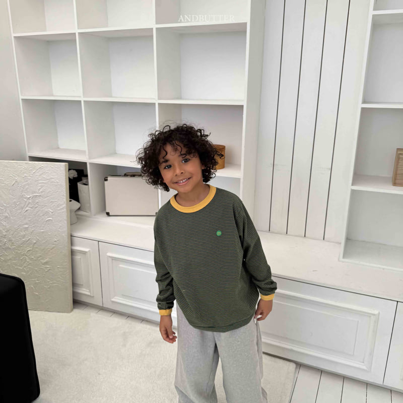 Andbutter - Korean Children Fashion - #discoveringself - Jelly Stripe Tee - 7
