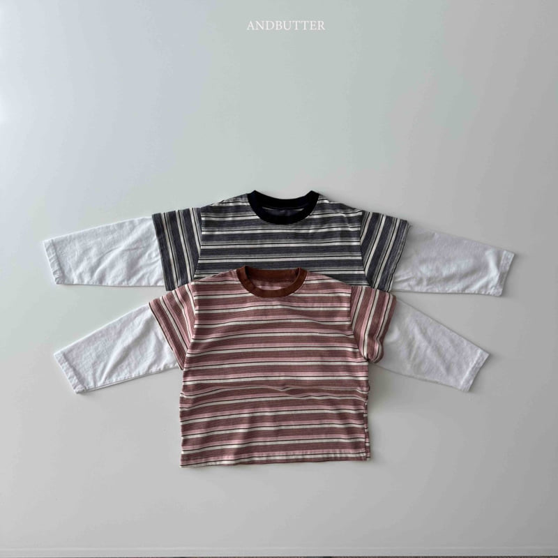 Andbutter - Korean Children Fashion - #discoveringself - Smoothie Layered Tee - 6