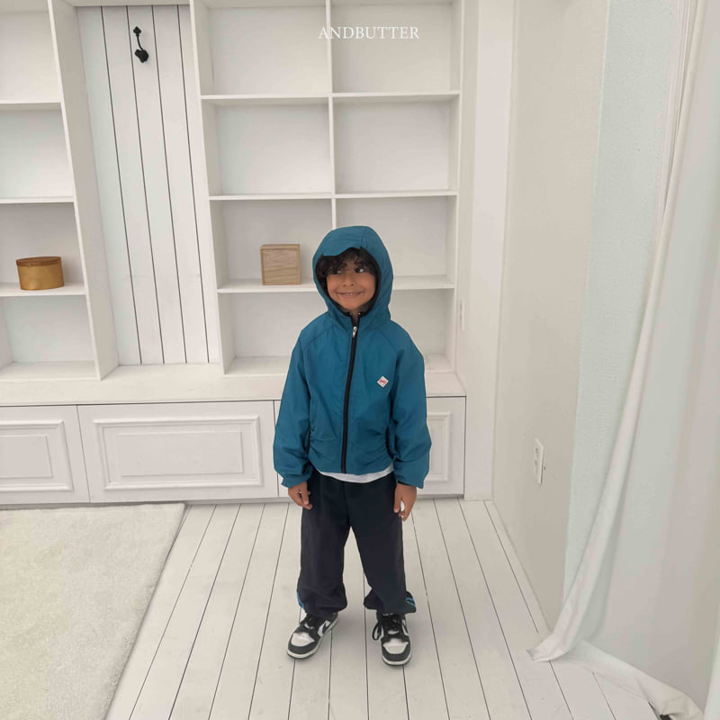 Andbutter - Korean Children Fashion - #discoveringself - Light Wind Hooded Jumper - 4
