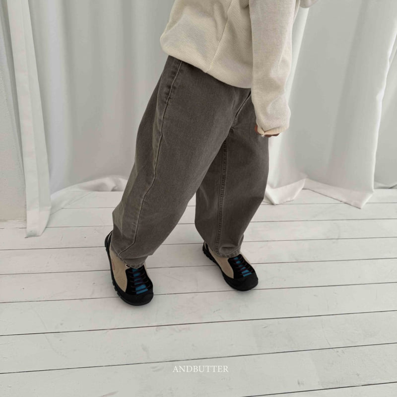 Andbutter - Korean Children Fashion - #fashionkids - Cation Curve Pants - 12