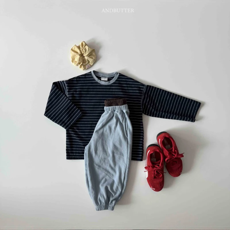 Andbutter - Korean Children Fashion - #kidsshorts - Spring Striped Scrunchie - 11