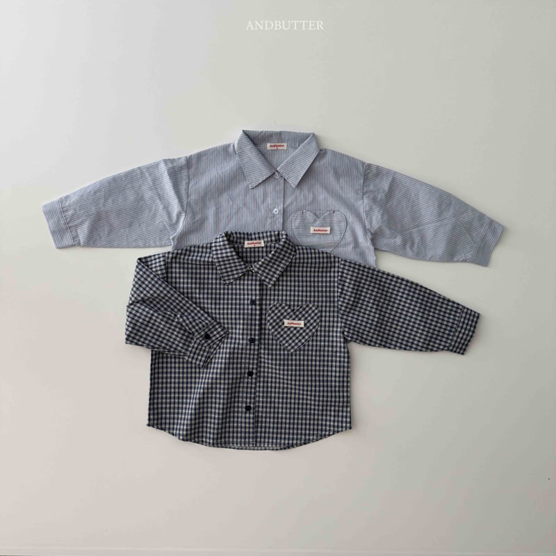 Andbutter - Korean Children Fashion - #kidsshorts - Bonbon Heart Shirt